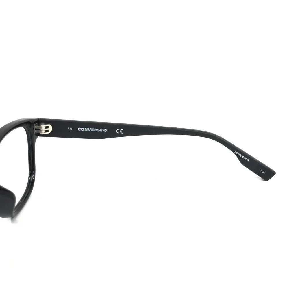 Converse Kids Eyeglasses Frames CV5053Y 001 Black Cat Eye Full Rim 49-16-135
